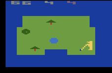 une photo d'Ã©cran de Golf sur Atari 2600
